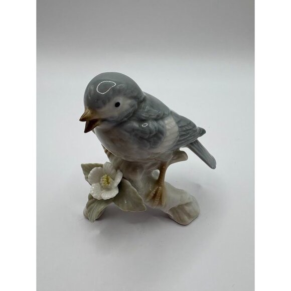 Vintage Otagiri Japan Porcelain Bird Figurine on Branch - Picture 1 of 6
